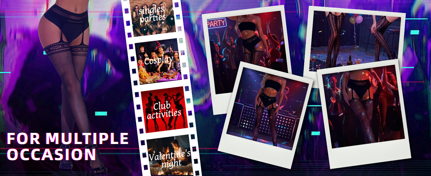 Fishnet tights for night party