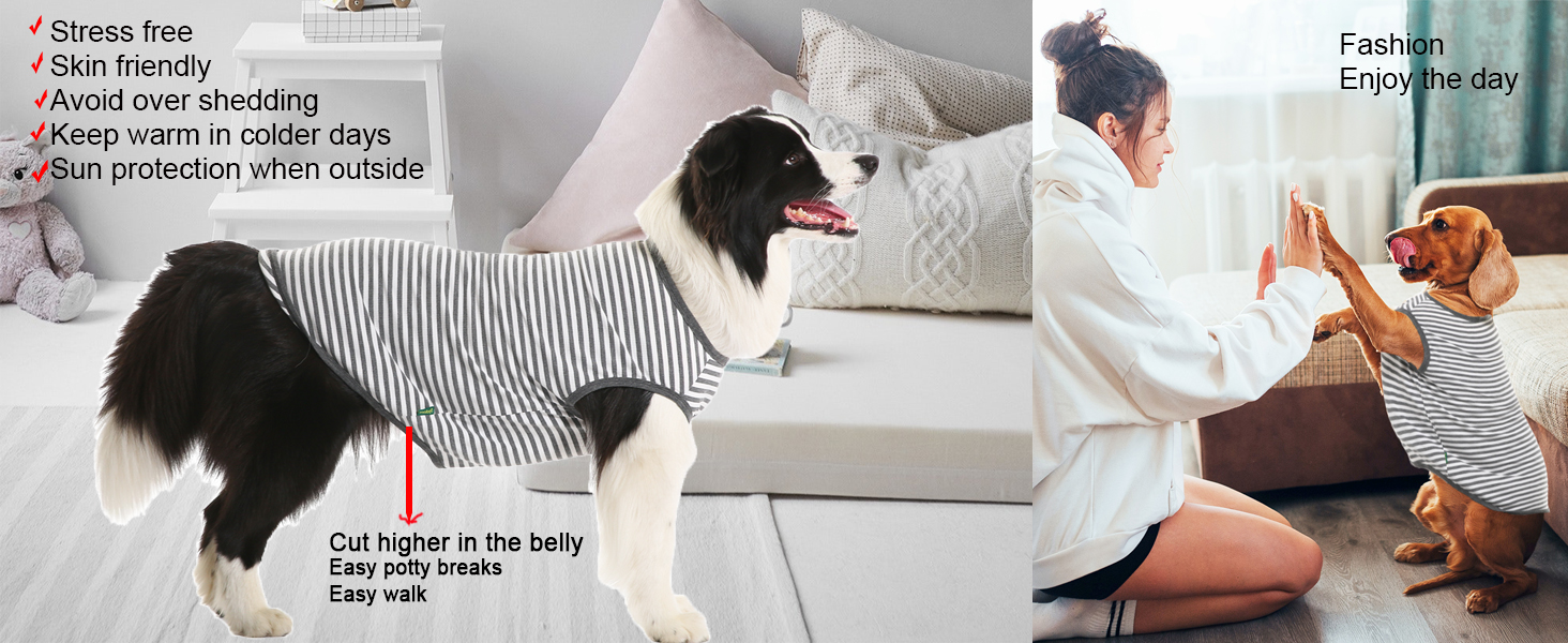 dog shirt cotton soft breathable