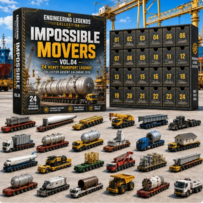 🚜Build the Fleet Collection 24-Day Vehicle Advent Calendar Series