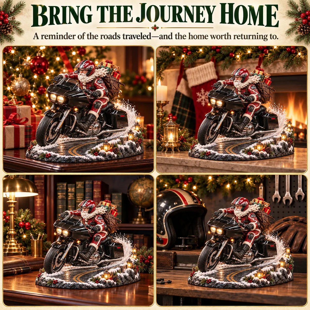 🏍️🎅 Santa’s Ride Home – Christmas Motorcycle Keepsake Collection💨 - image 5