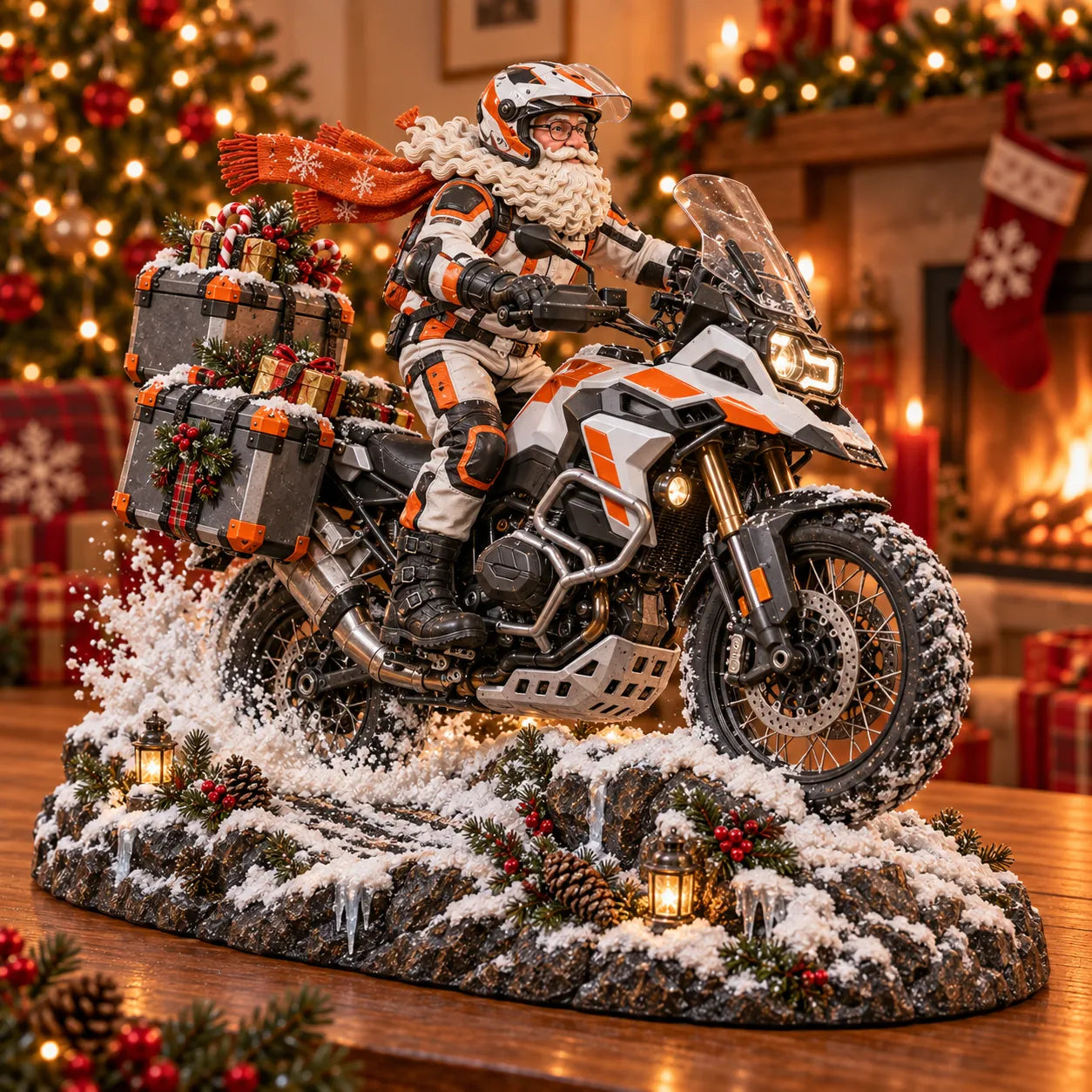 🏍️🎅 Santa’s Ride Home – Christmas Motorcycle Keepsake Collection💨 - image 11