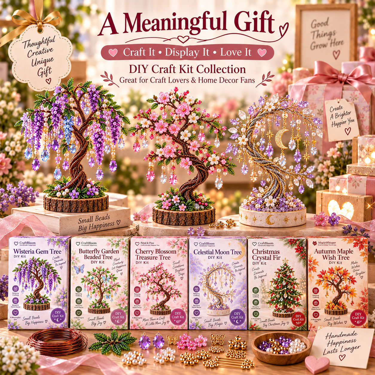 🌳 DIY Beaded Tree Kit – Decorative Bead Craft Collection - image 13