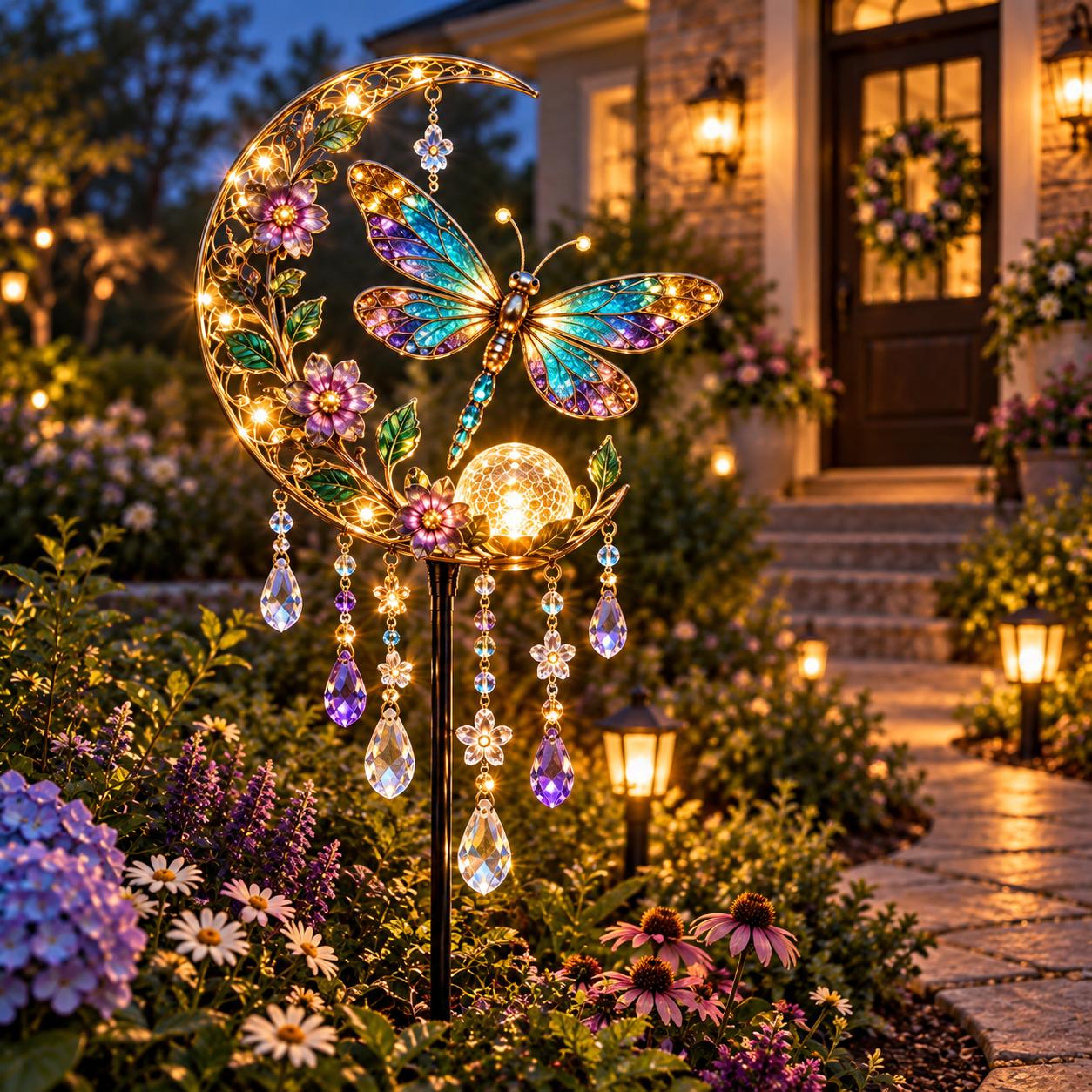 Cross & Lily Solar Garden Light™ | Christian Faith Garden Stake ✝️✨ - image 8