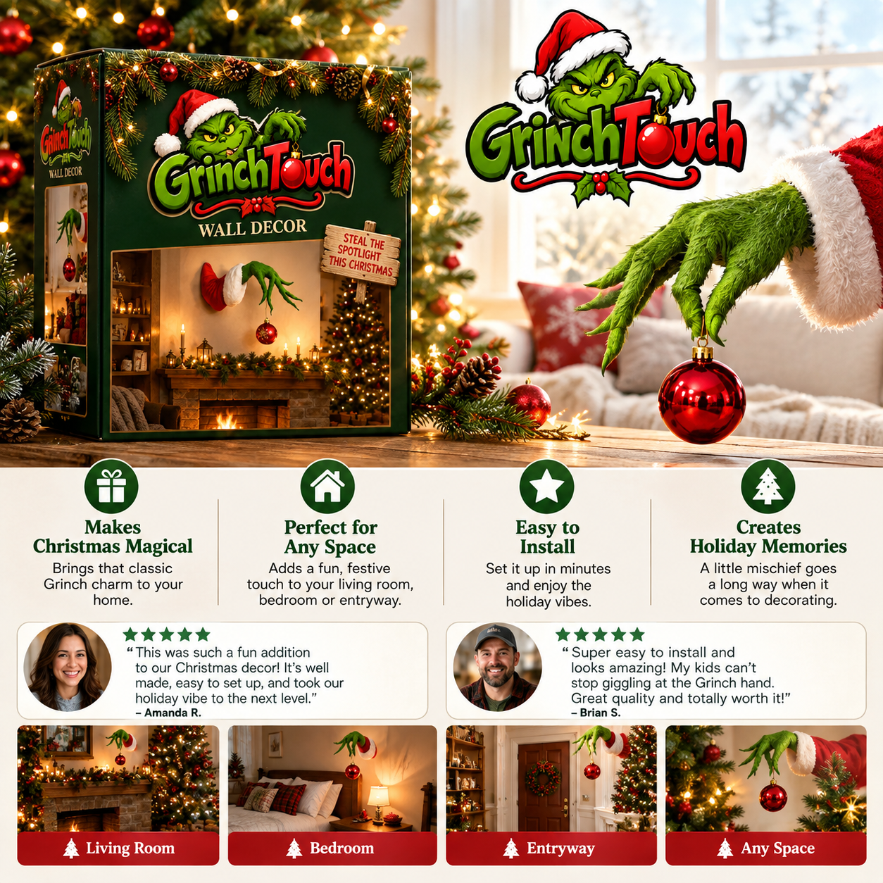 cartlaviaa™ - Grinchmas Decor