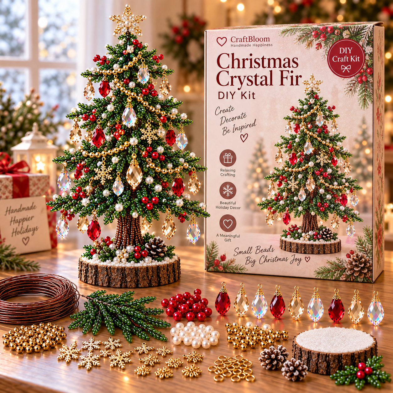 🌳 DIY Beaded Tree Kit – Decorative Bead Craft Collection - image 5