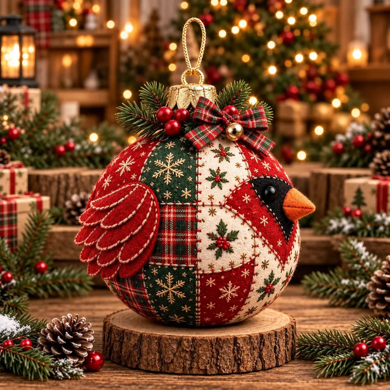 🎄Beginner-Friendly Cozy Patchwork Christmas Ornament Collection | 8 Festive Character Designs for Trees, Wreaths & Holiday Gifts ✨ - image 19