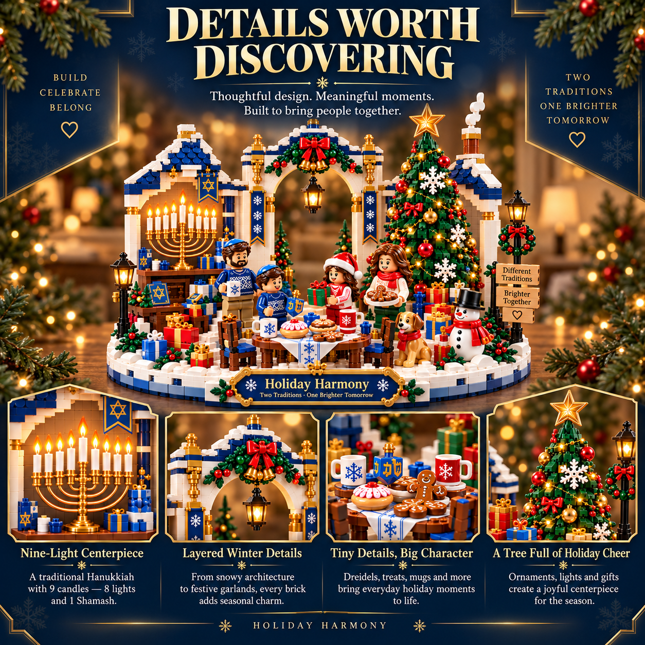 Holiday Harmony building block details