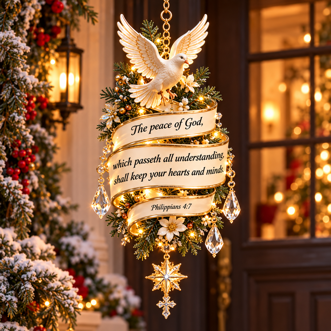✝️Christian Bible Verse Christmas Ornament – Faith-Inspired Hanging Decor 🎄 - image 15