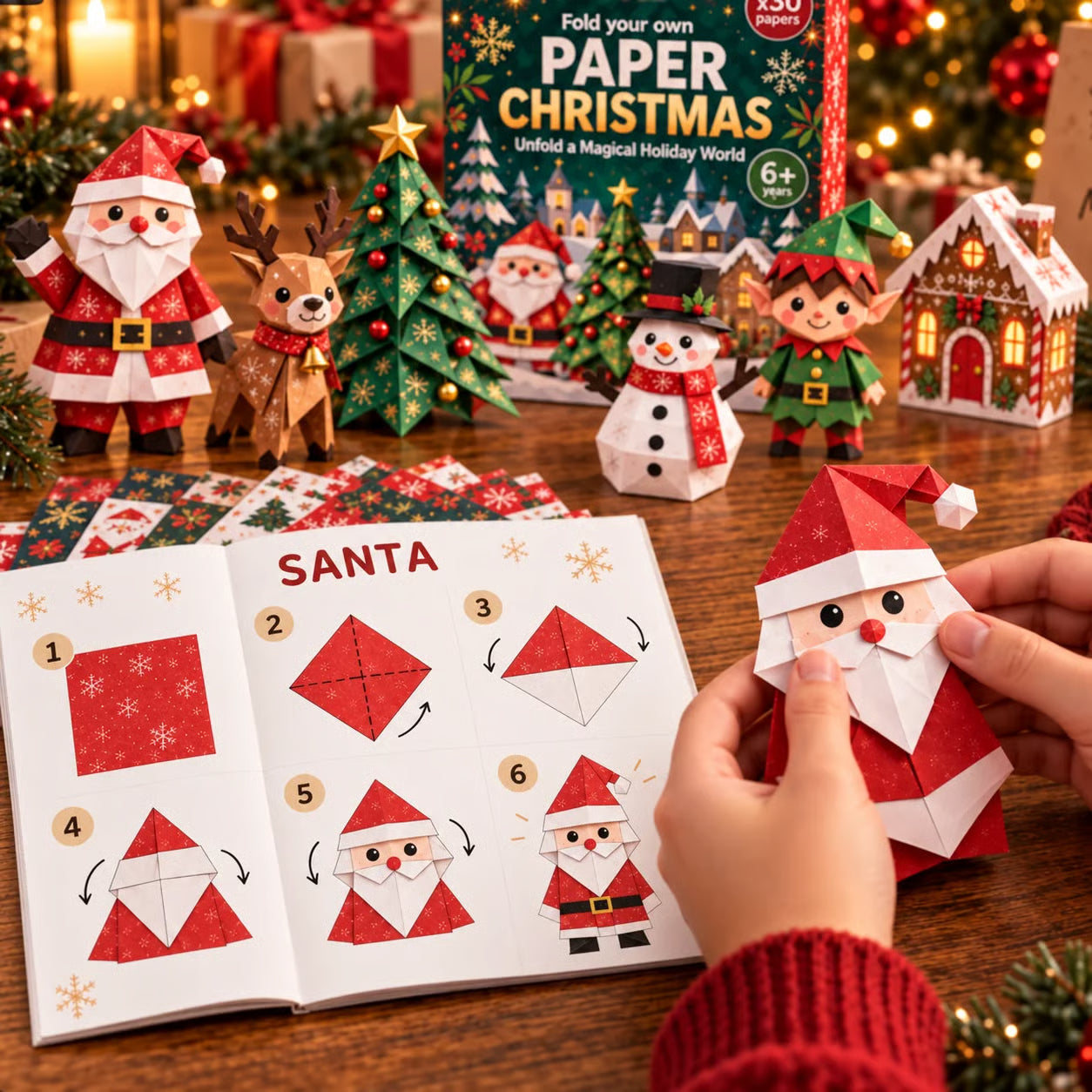 🧘Relaxing & Beginner-Friendly- 3D DIY Paper Christmas(💕Step-by-Step Guide Included) - image 8