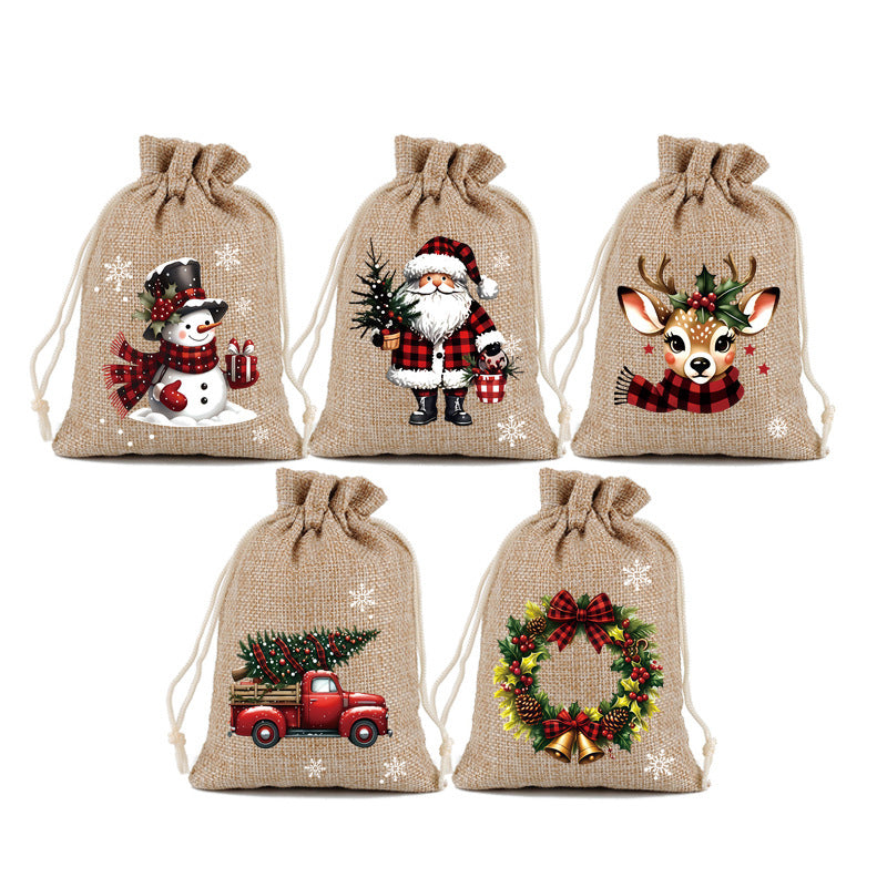 🎄🎁 Christmas Drawstring Gift Bags – image 9
