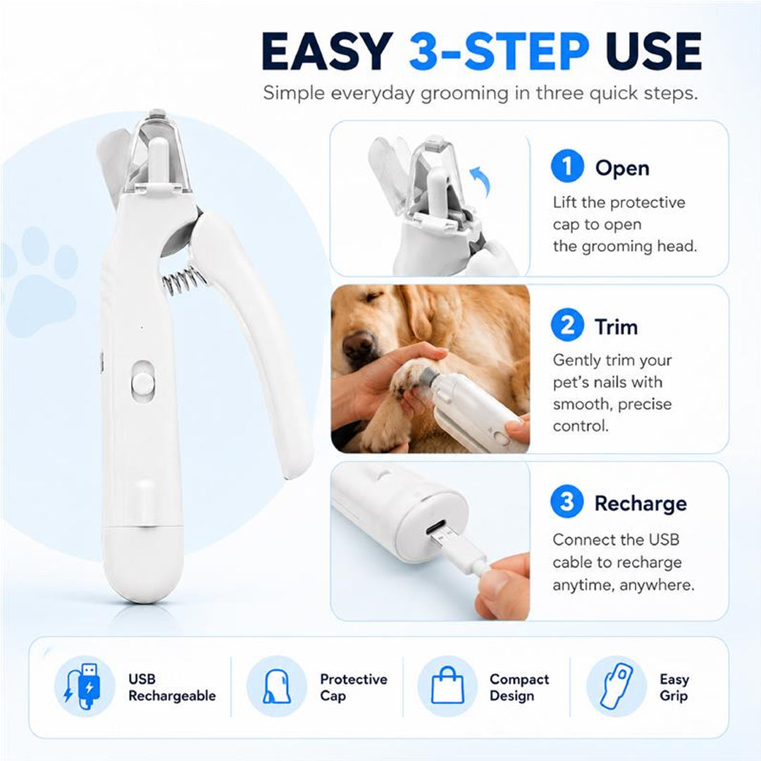 2-in-1 Nail Clipper & Grinder for Dogs & Cats🐶🐱