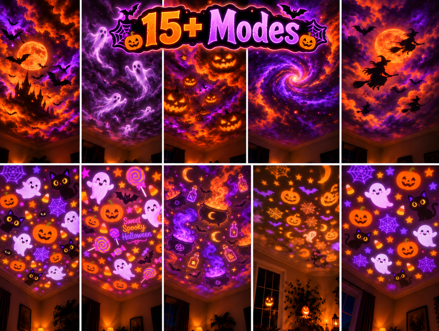 🎃✨ PumpkinGlow Halloween Projection Light