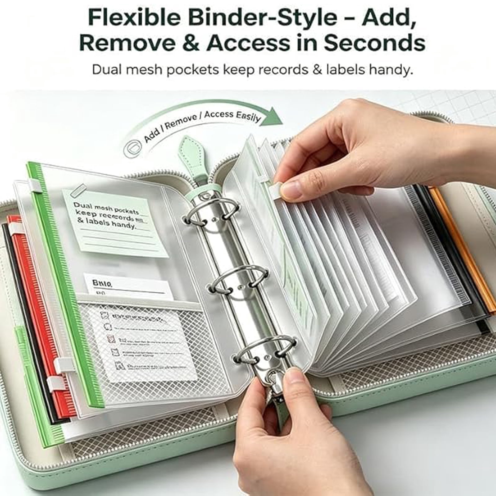 14-Day Pill Organizer Pouch Set with Zipper