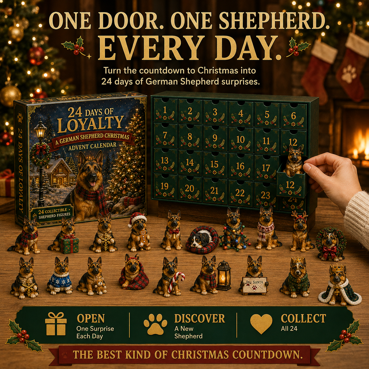 Opening Christmas Advent Calendar