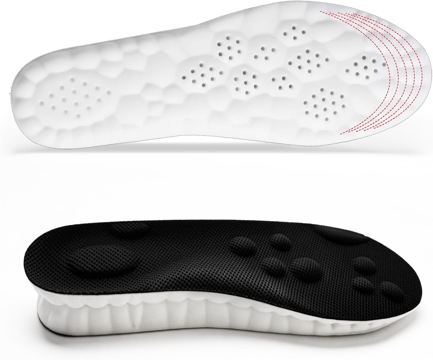 4D Cloud Insole - Unisex memory foam insole. Comfortable support, customizable to fit snugly.