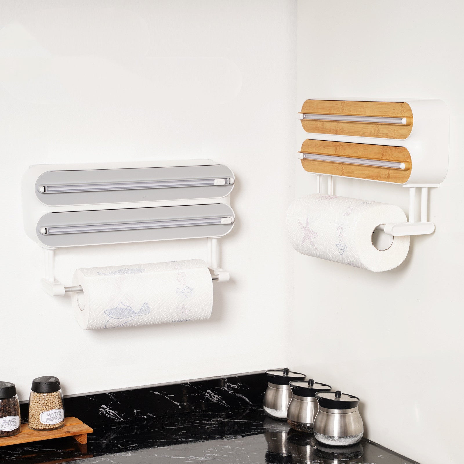 3-in-1 Magnetic Kitchen Wrap Organizer & Cutter