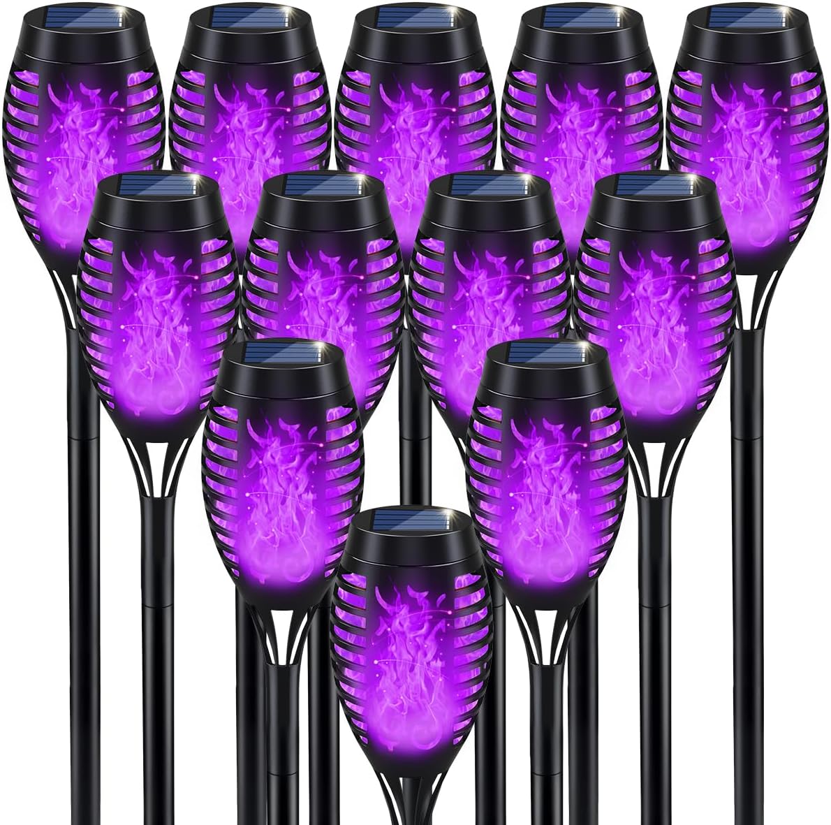 Halloween Flickering Flame Solar Torch Lights
