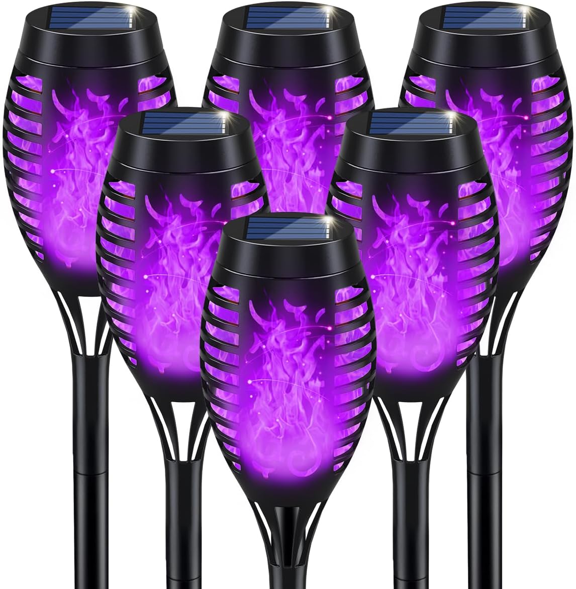 Halloween Flickering Flame Solar Torch Lights