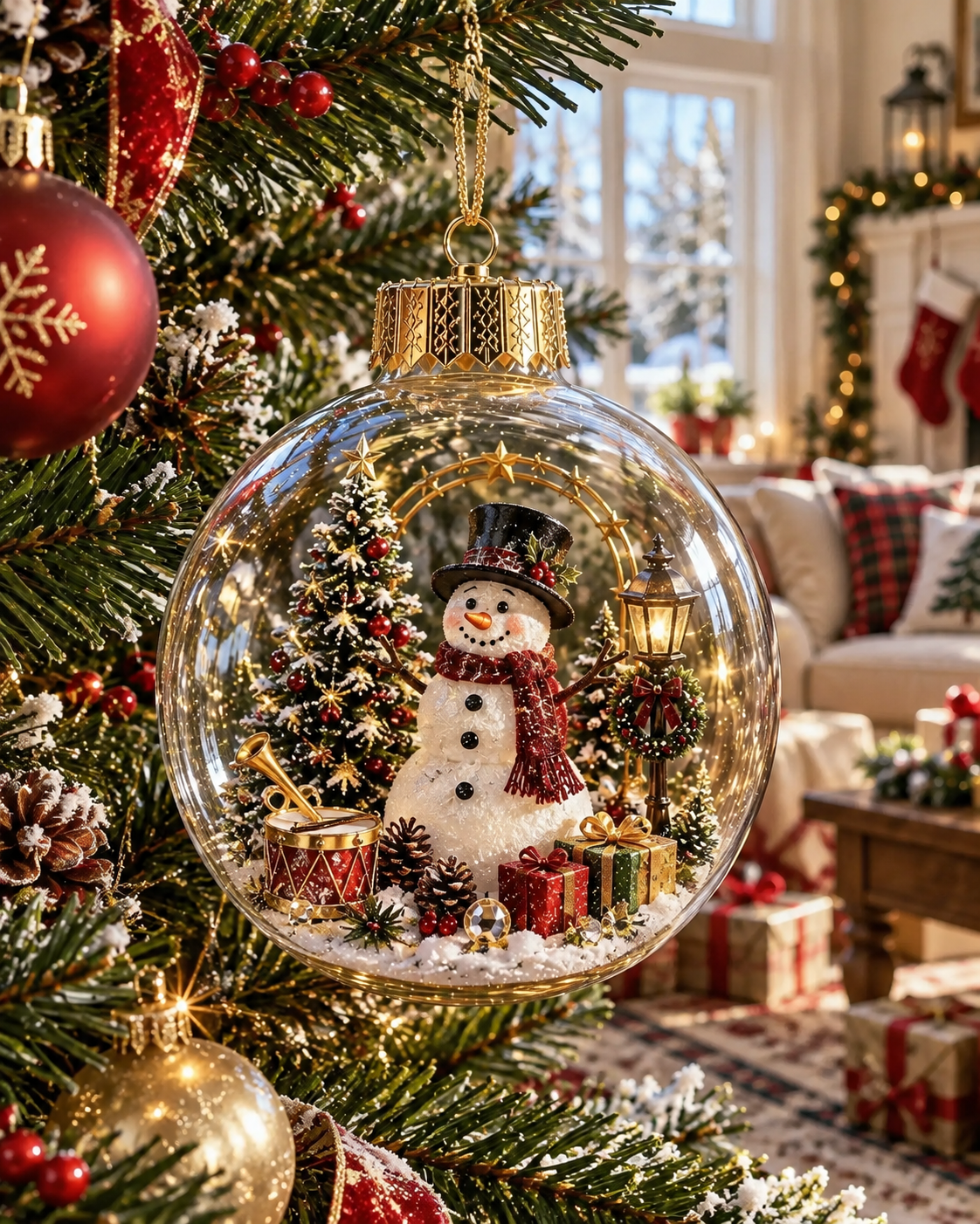 Christmas Diorama Ornament Daytime