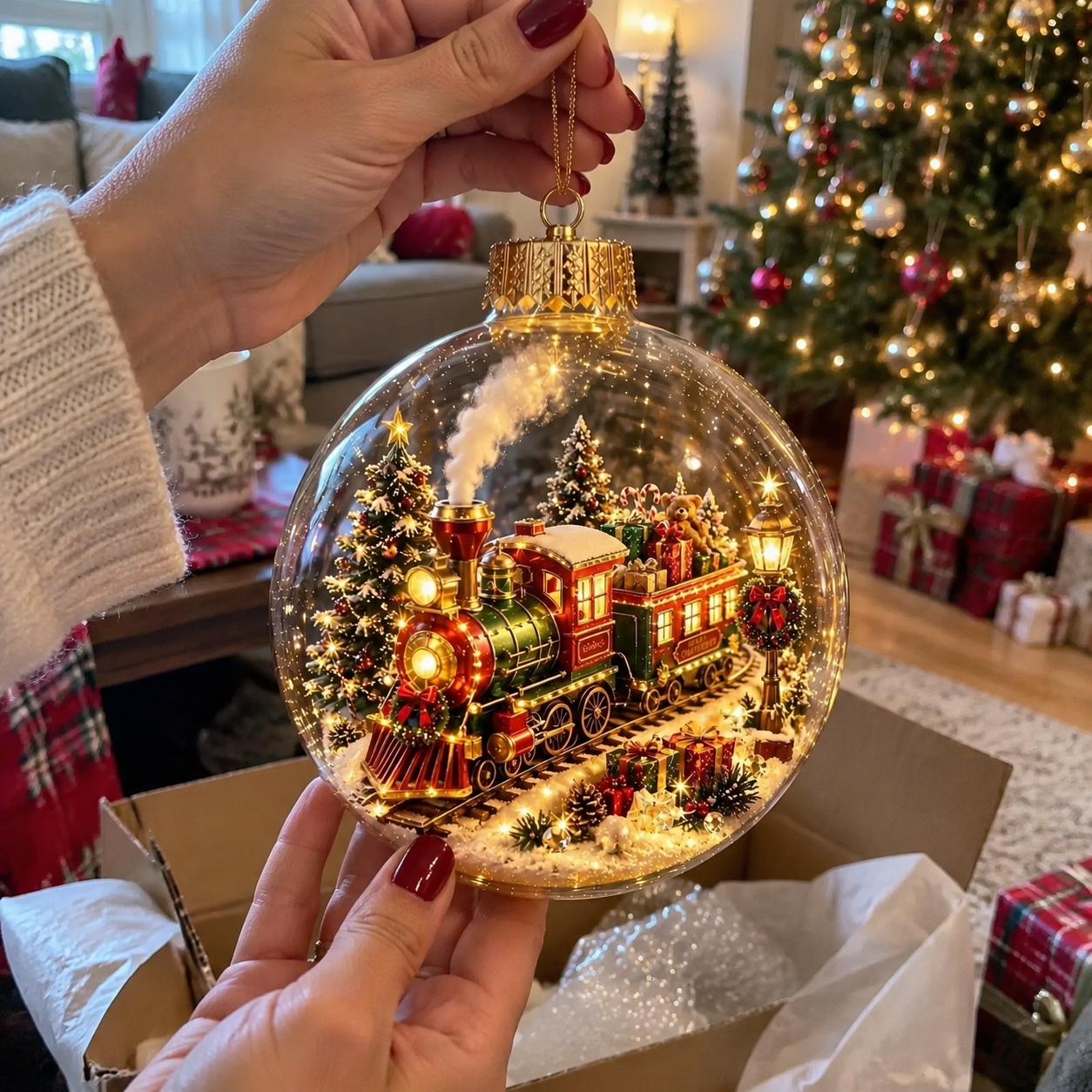 Christmas Diorama Ornament Customer Photo