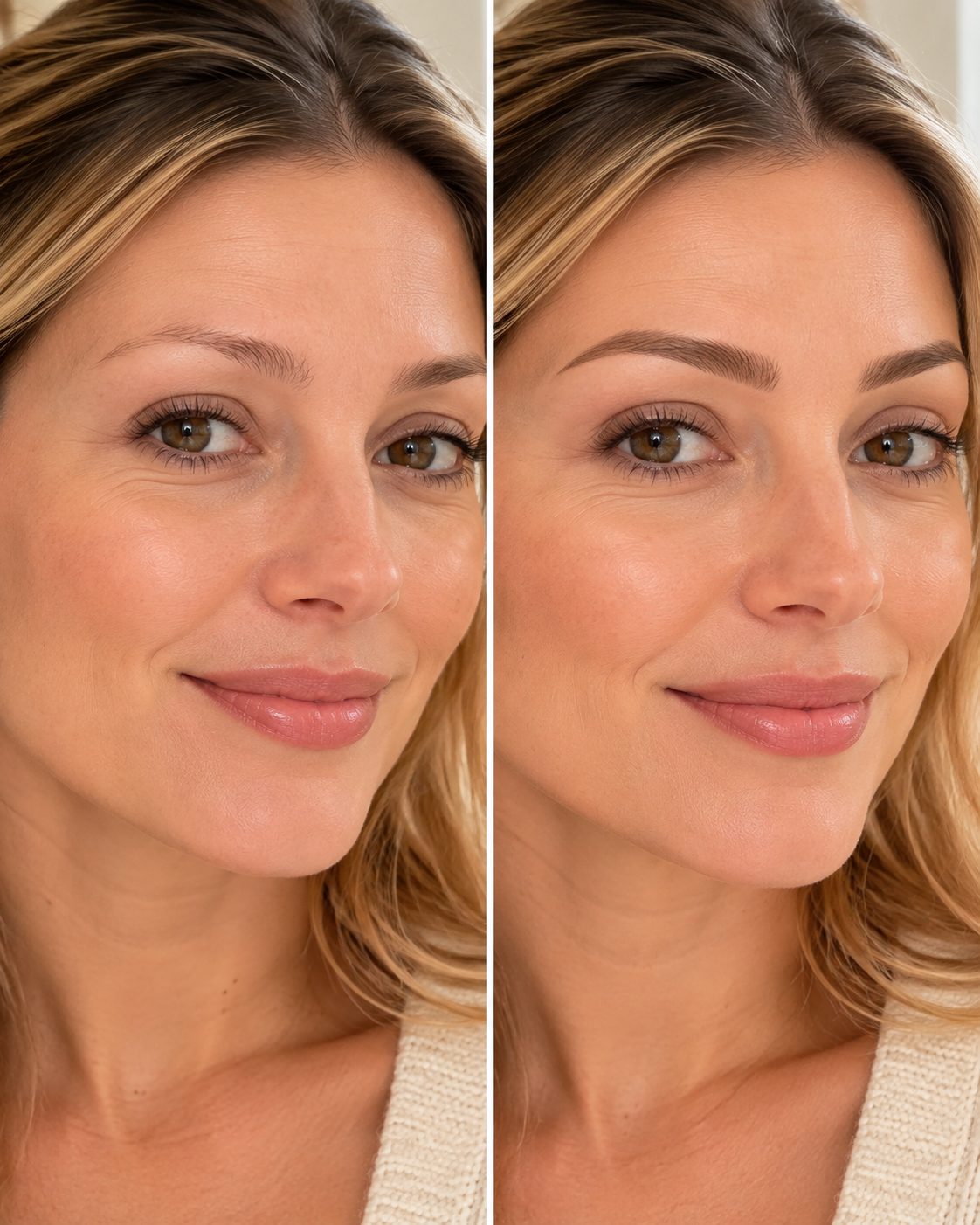 Eyebrow Before After