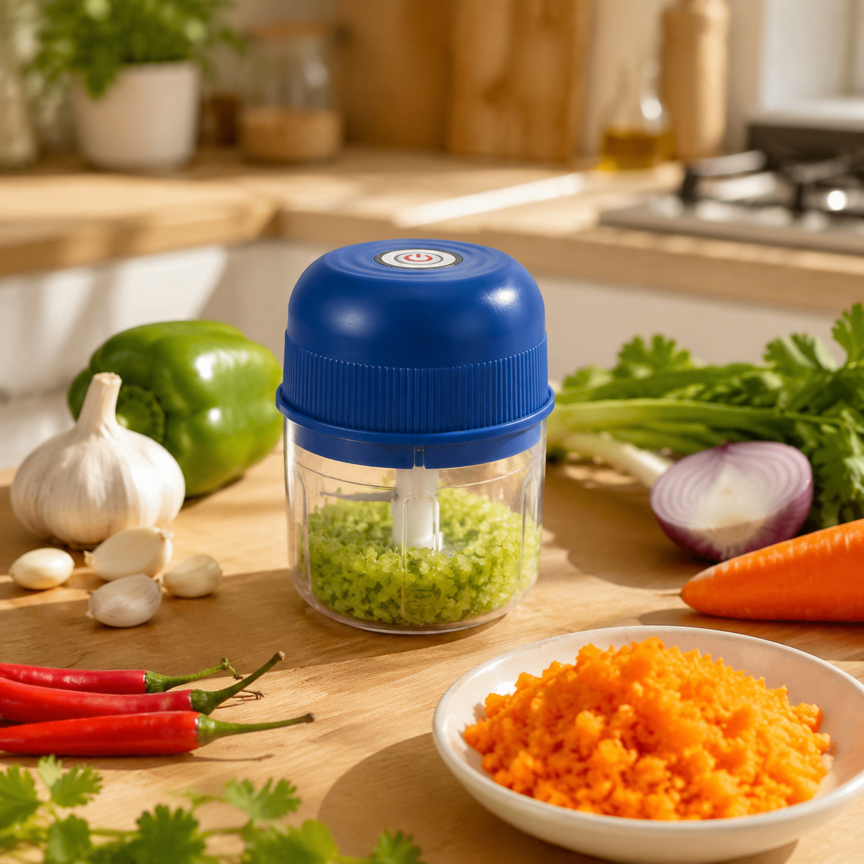 Food chopper ingredients