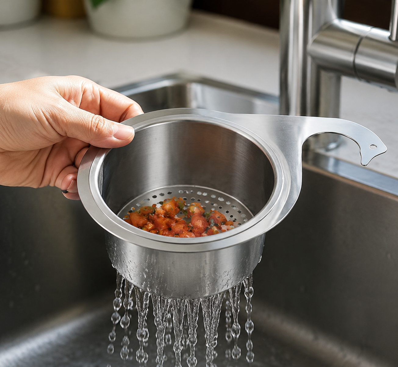 Sink Basket Drainage Design