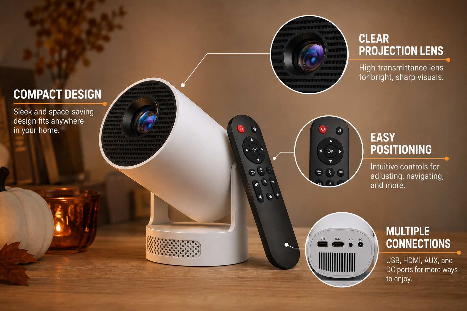 Halloween projector product details