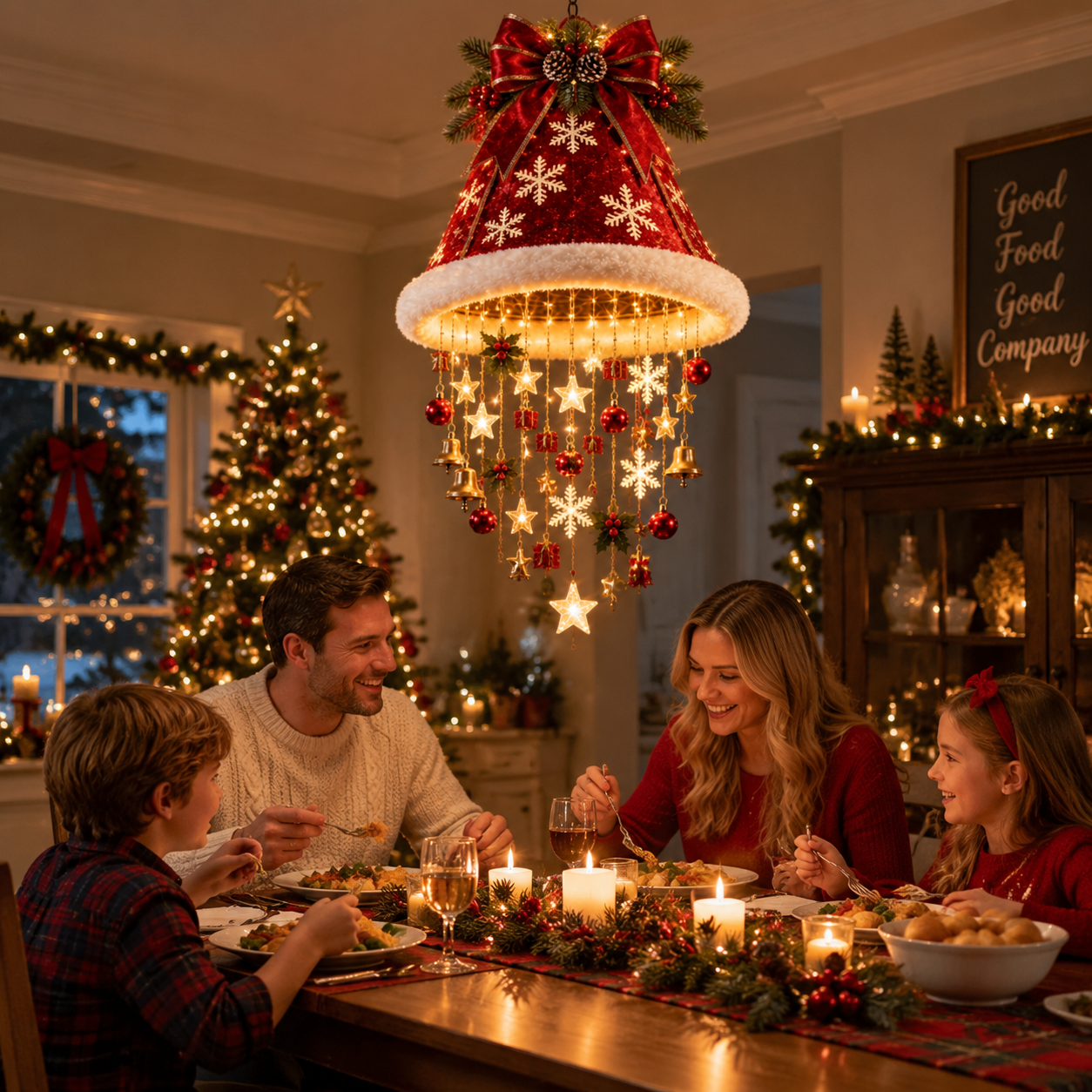 Christmas Chandelier Lifestyle