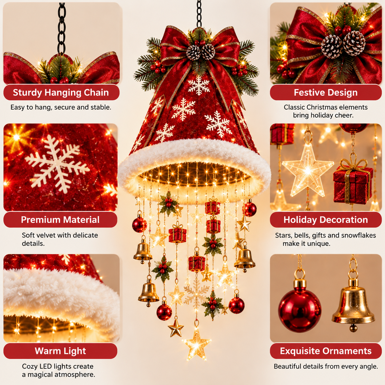 Christmas Chandelier Product Detail