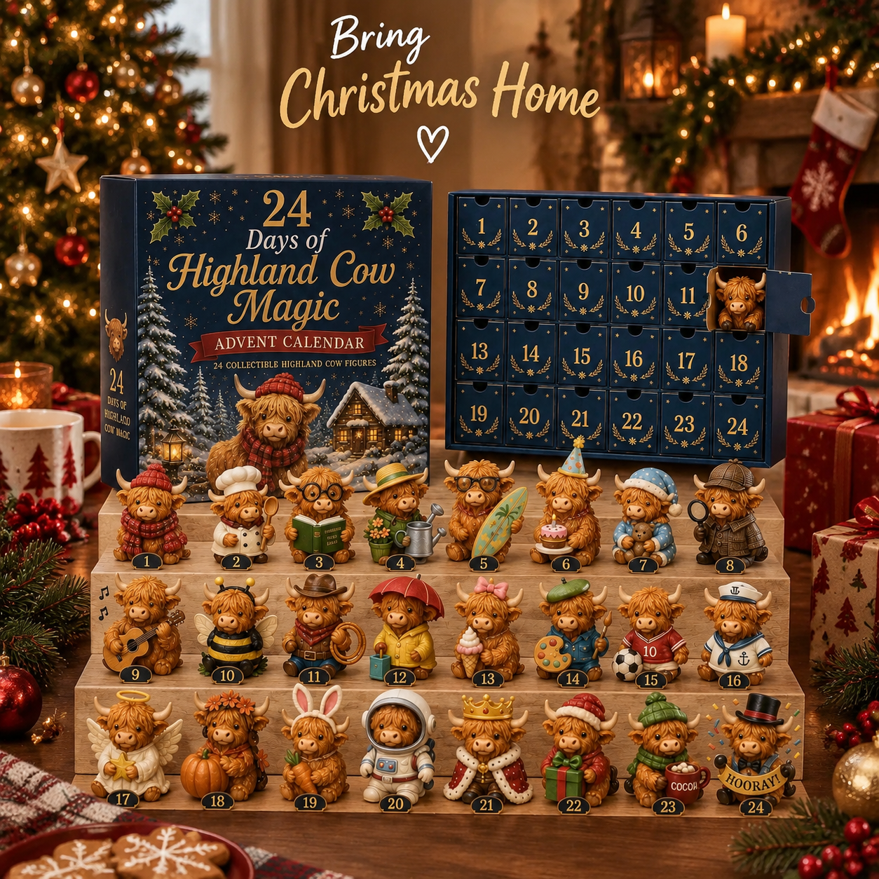 Highland Cow Advent Calendar Hero