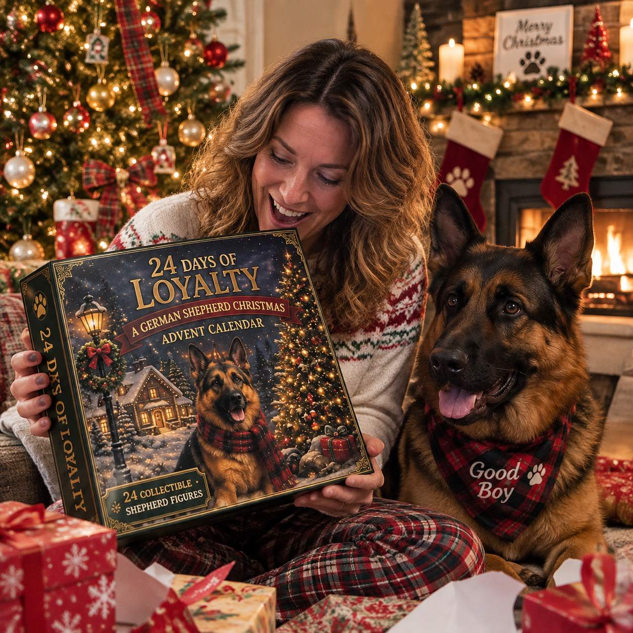 German Shepherd Christmas Gift
