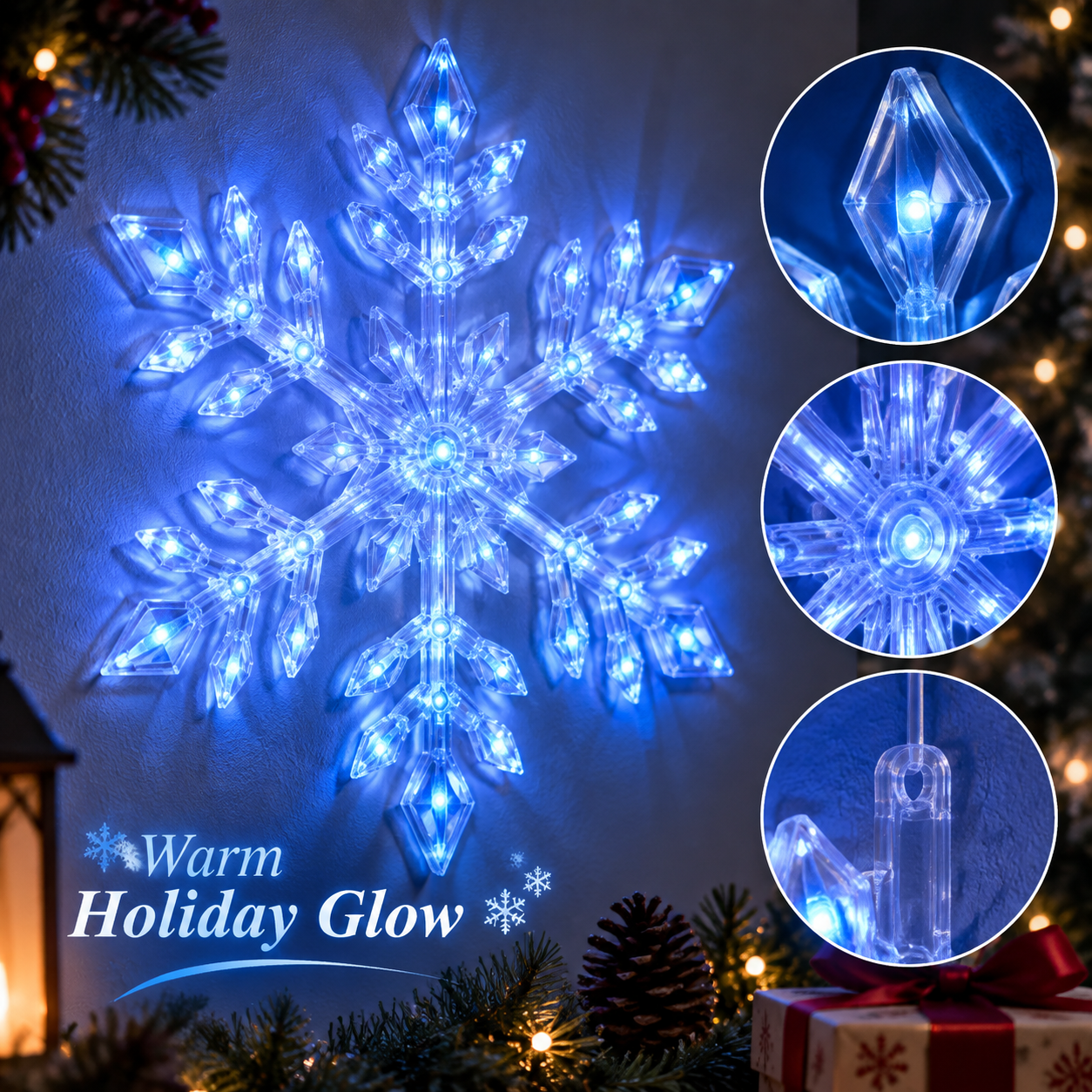 LED Snowflake Light Effect
