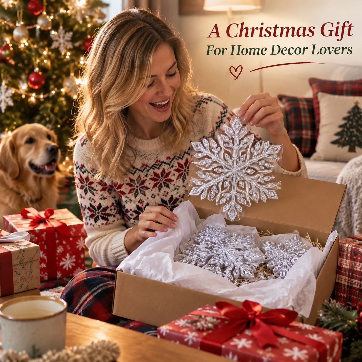 Christmas Snowflake Light Gift