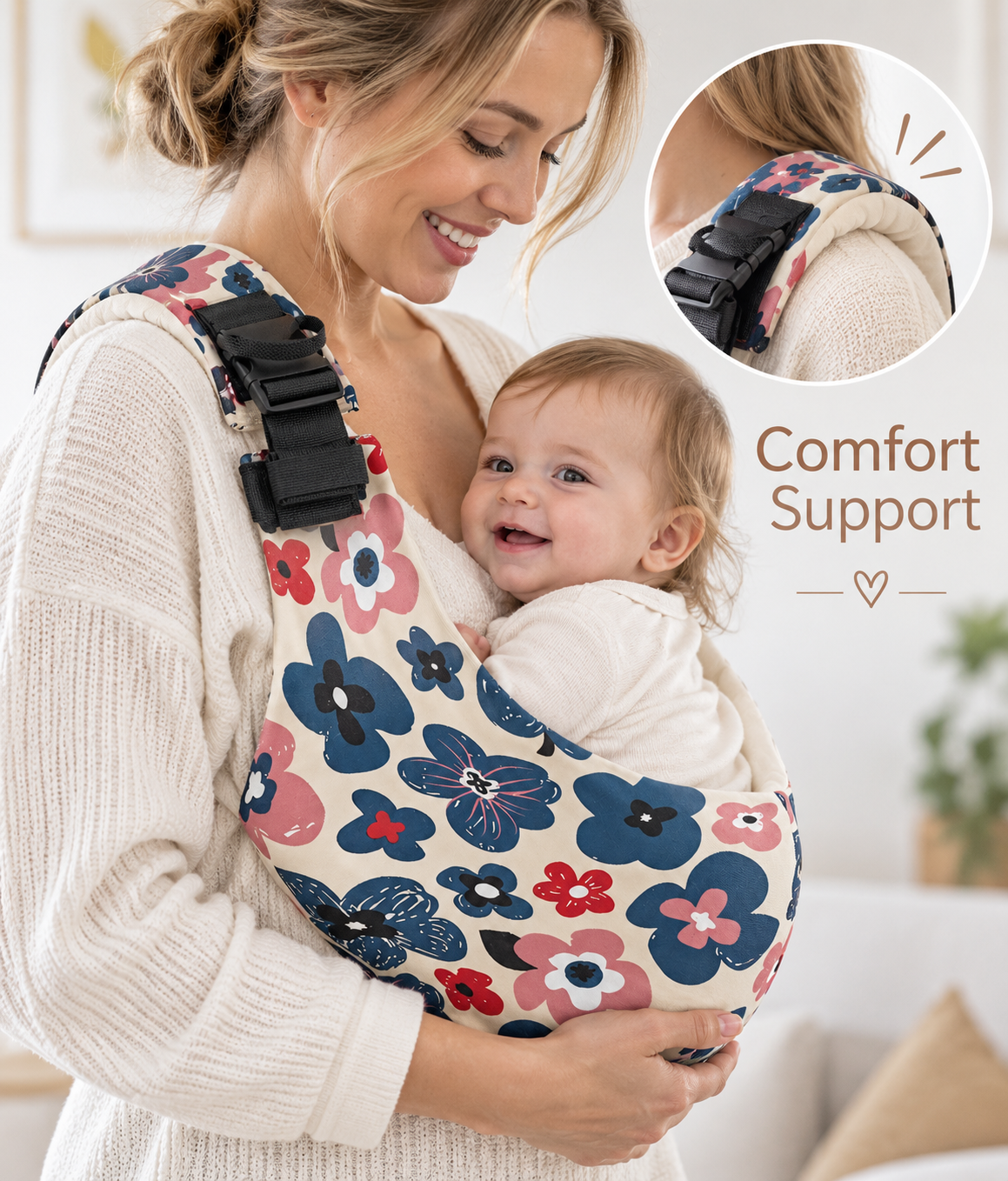 Padded Shoulder Support Sling Carrier