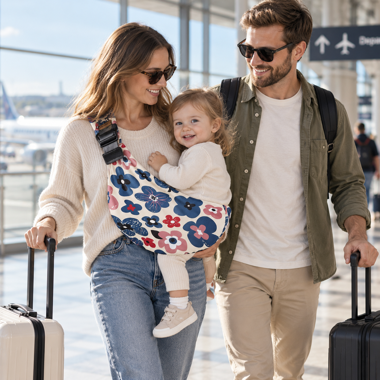 Family Travel Toddler Sling Carrier