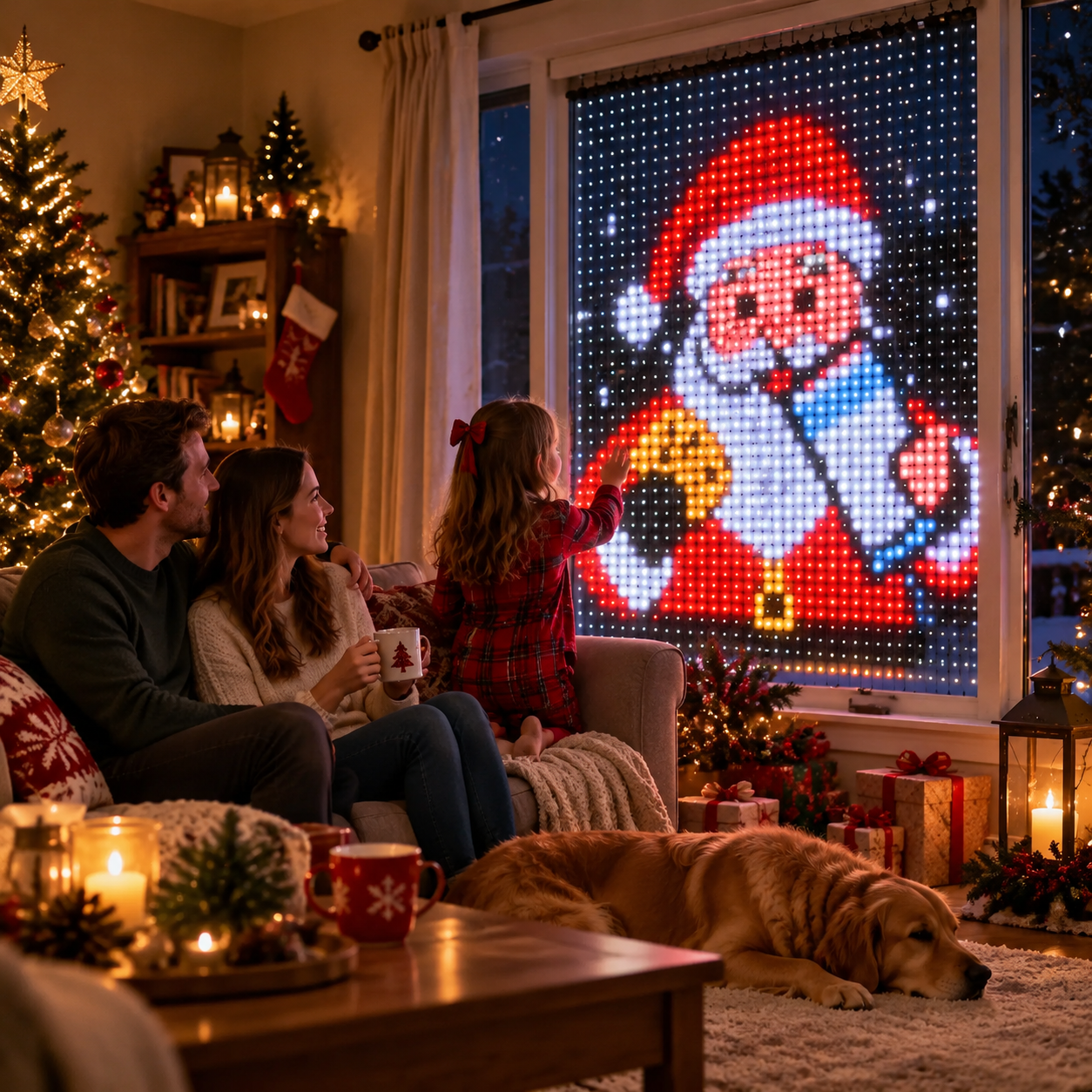 Family Christmas Home Decoration