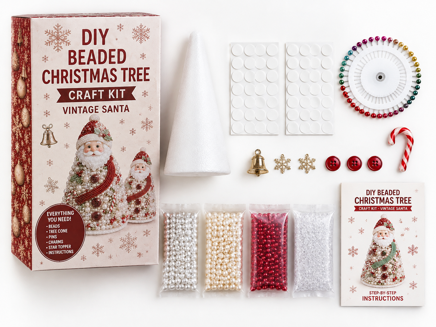 DIY Push Pin Bead Art Materials