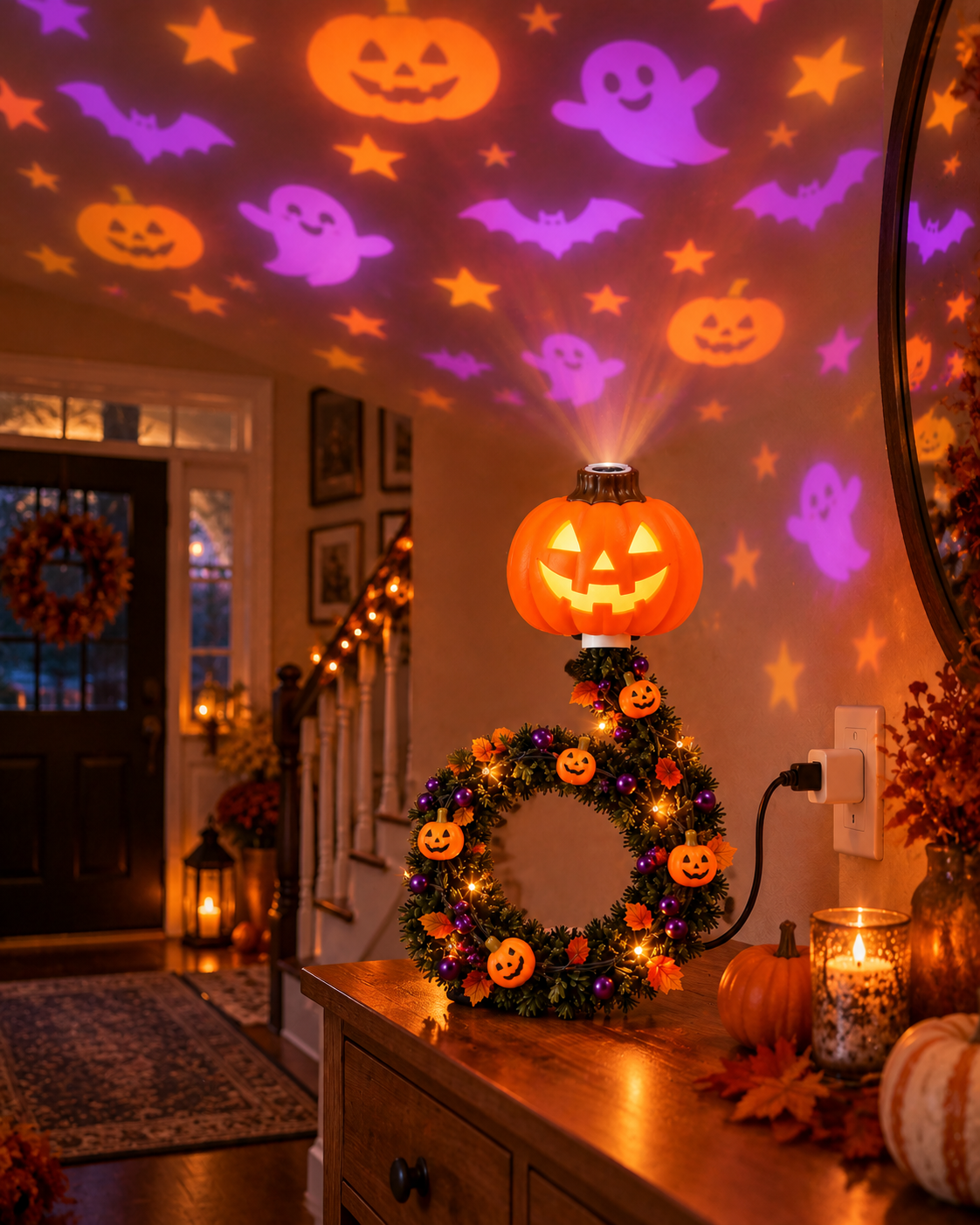 Magic Pumpkin Halloween Projection Light