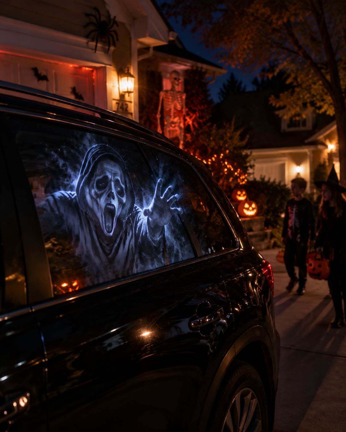Halloween driveway decoration