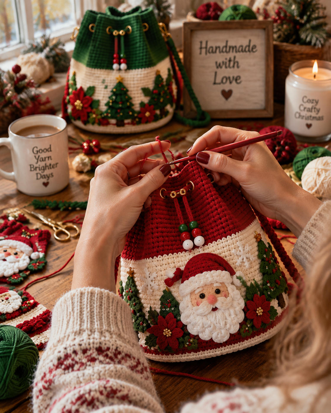 Crochet handmade process