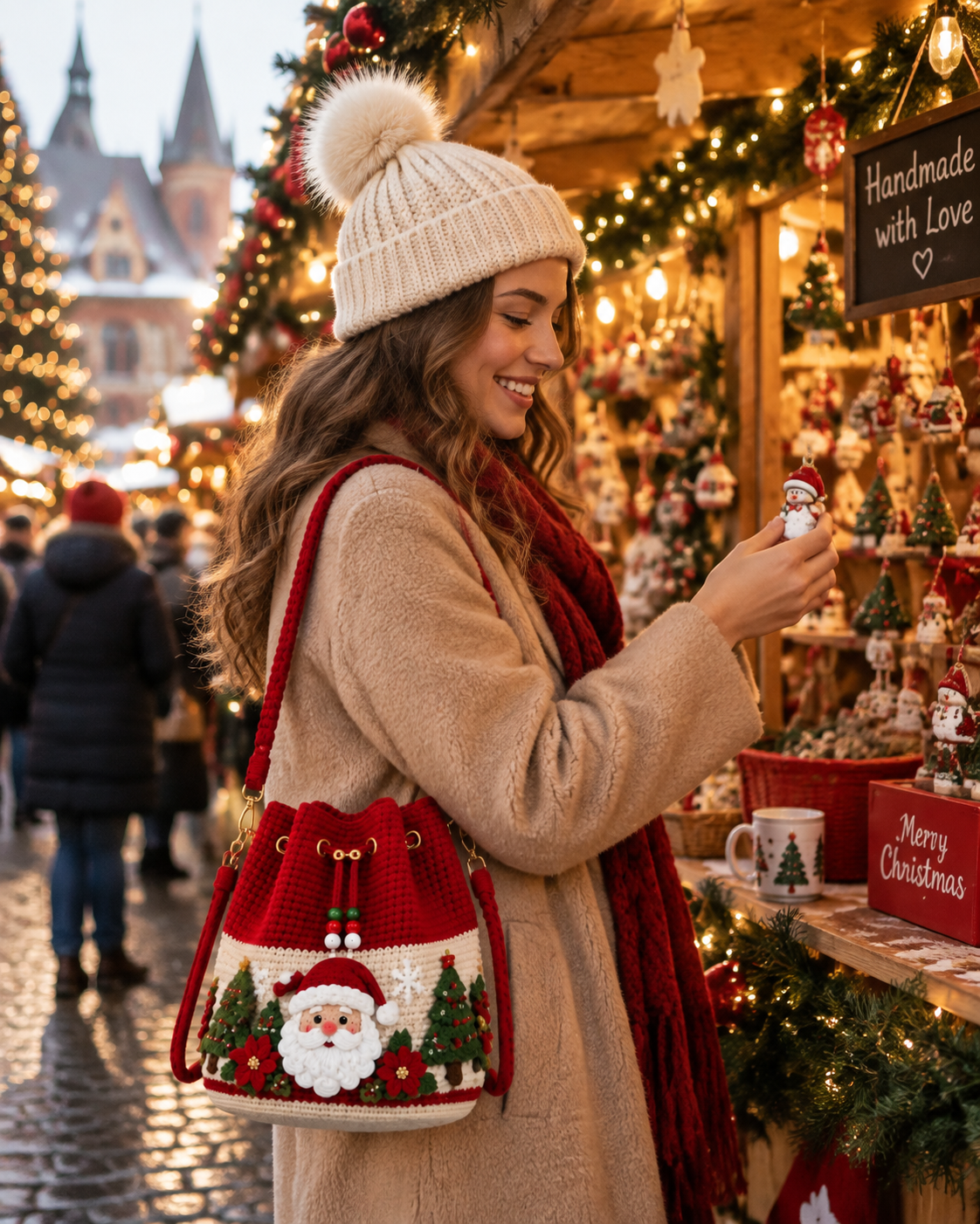 Christmas market purse