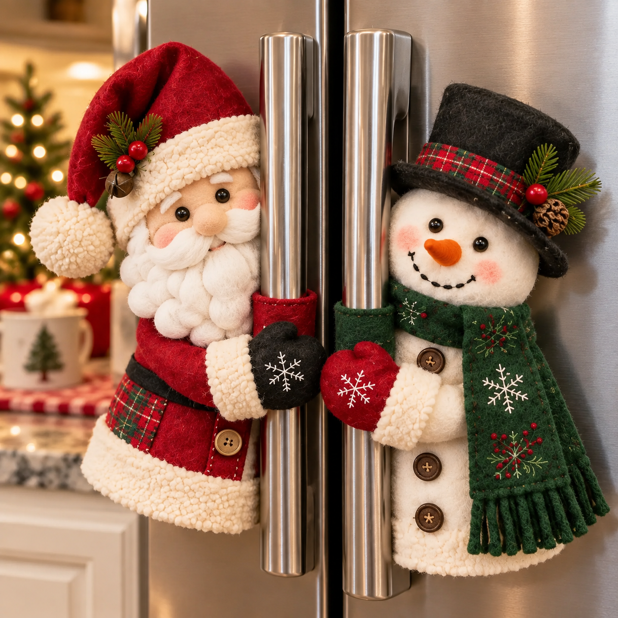 Christmas Handle Decoration Detail