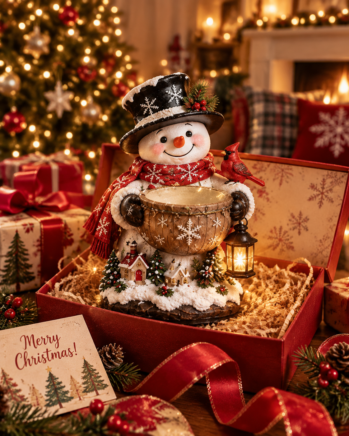 Christmas Candy Bowl Gift