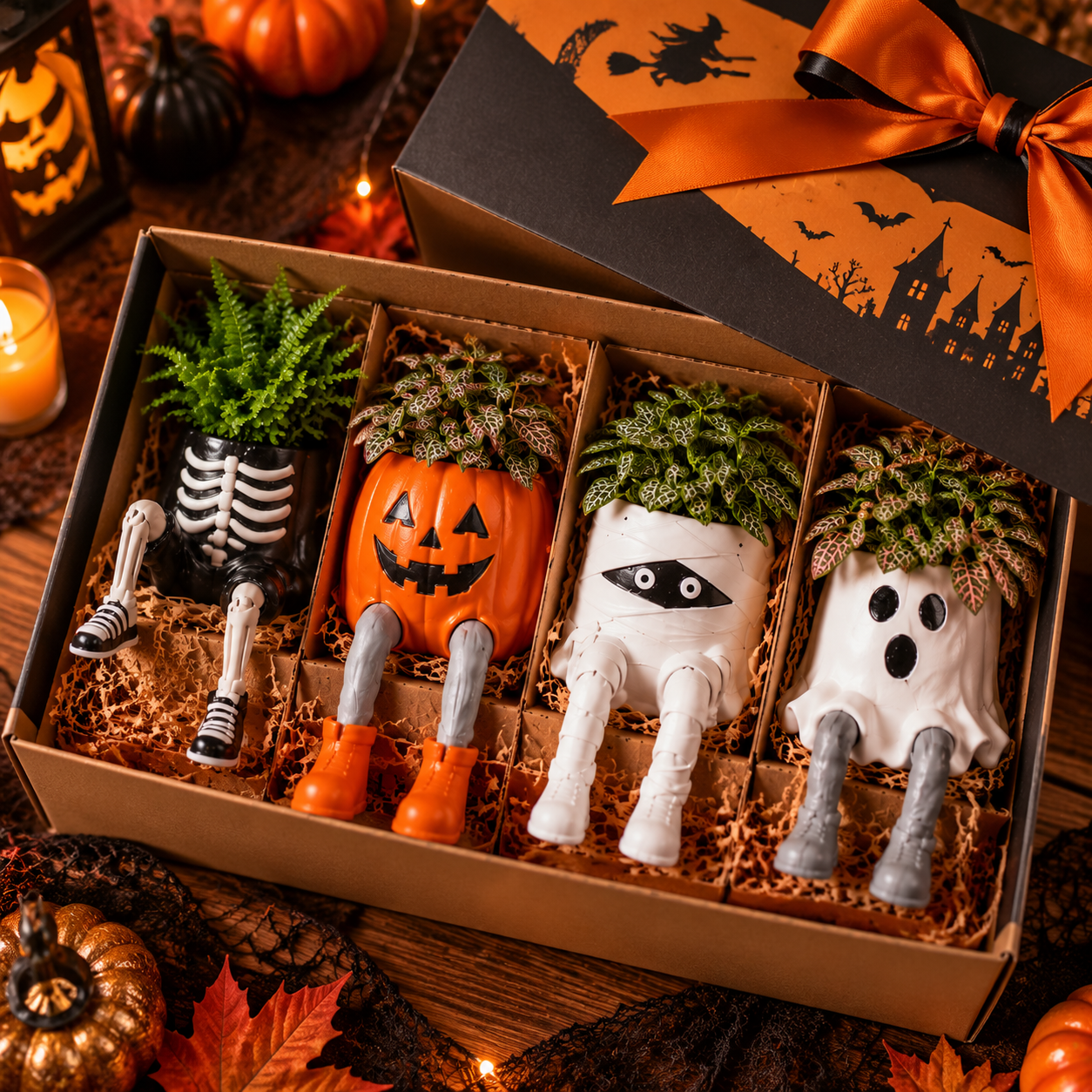 Halloween Character Planters