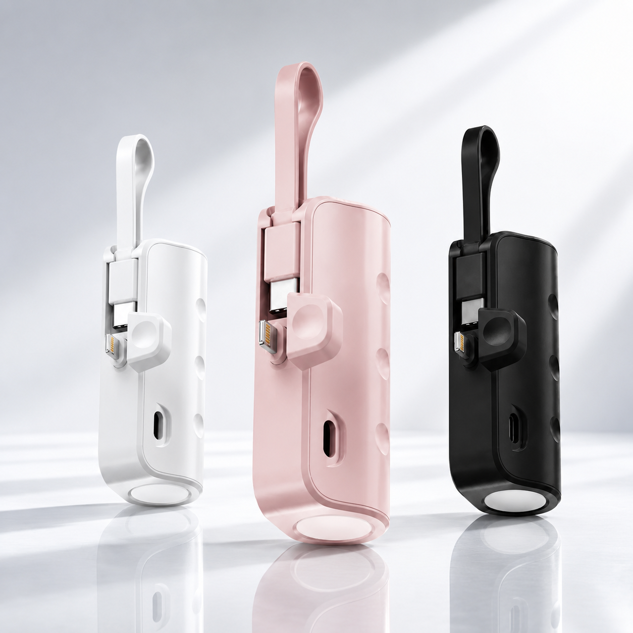 Mini Capsule Power Bank – Compact Portable Charger with USB-C Fast Charging