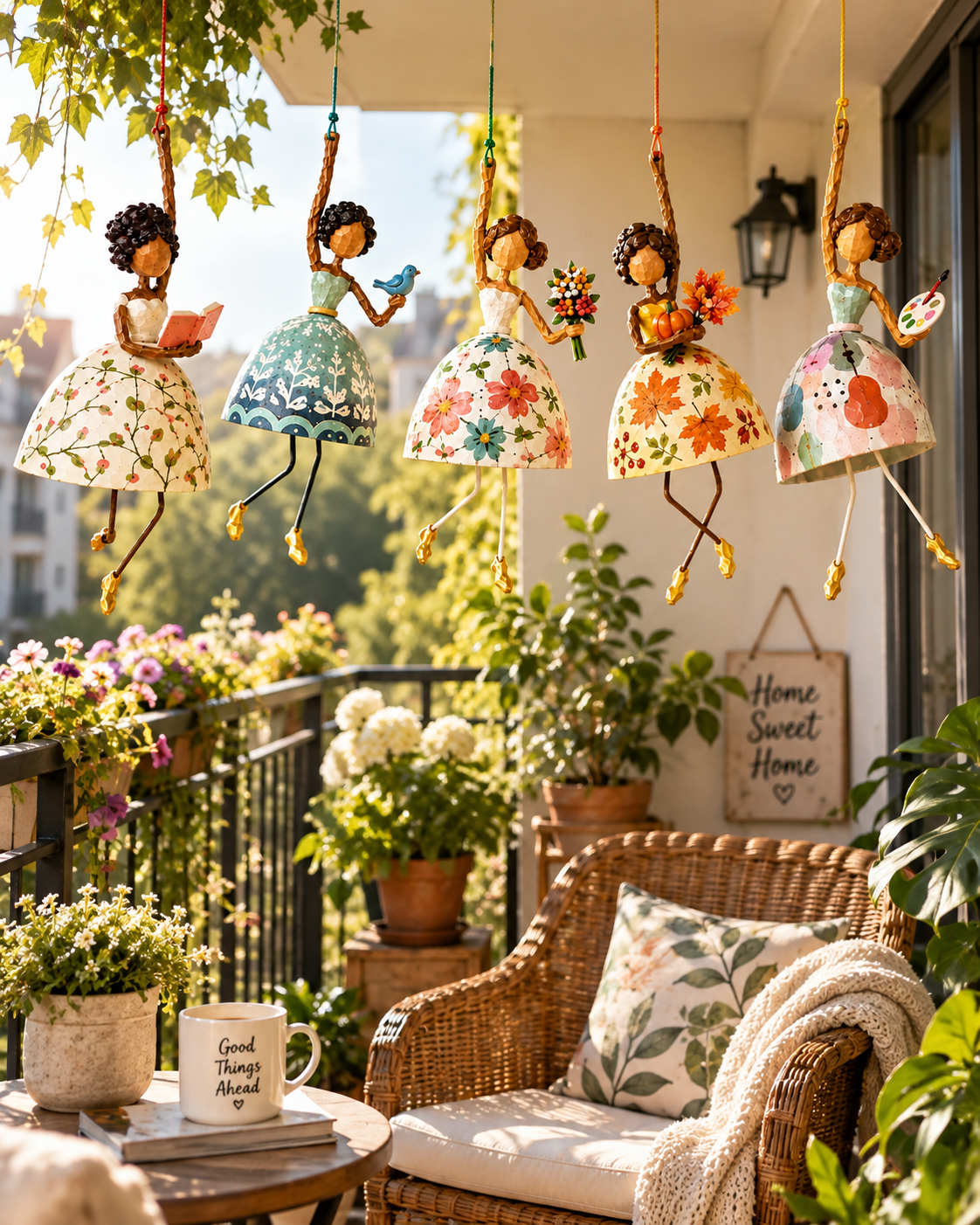 Balcony hanging decoration