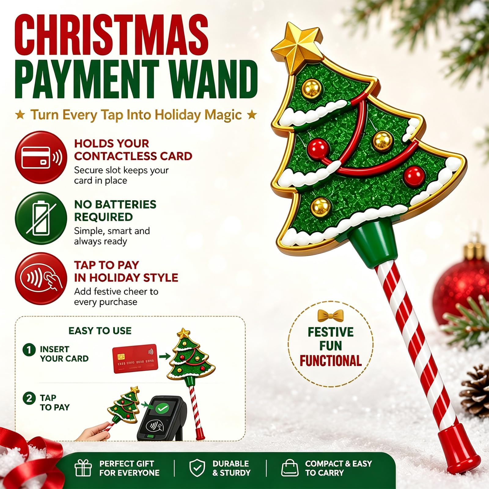 Christmas Tap Wand