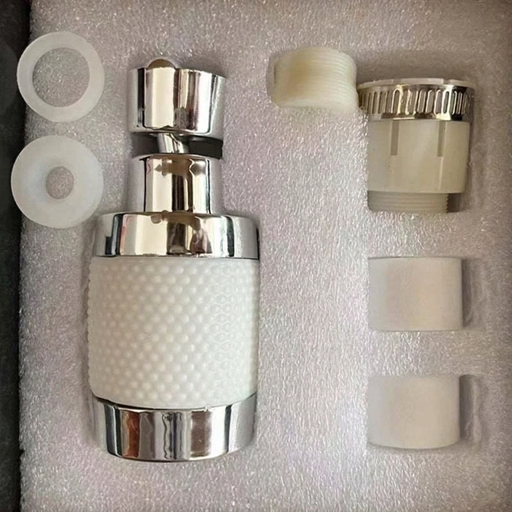 🔥Splash proof booster swivel kitchen filter tap