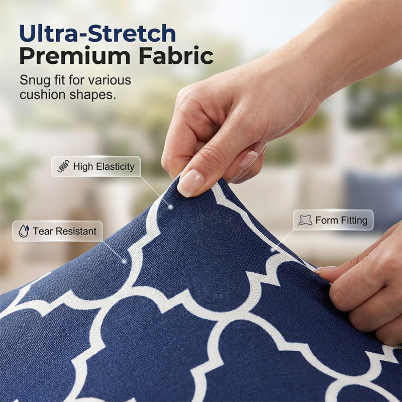 Sofa Cushion Cover – Stretch, Water-Resistant ✨